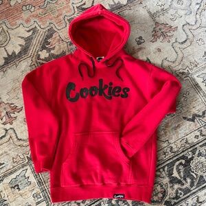 Cookies Red hoodie sweatshirt Med